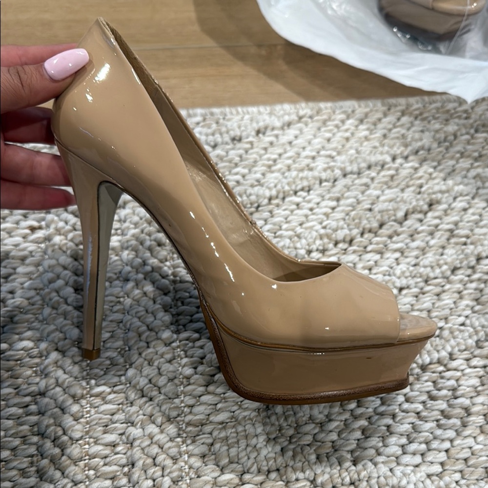 Steve Madden Tan Stiletto Heels